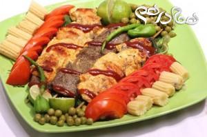 طرز تهیه کباب حسینی با گوشت و مرغ